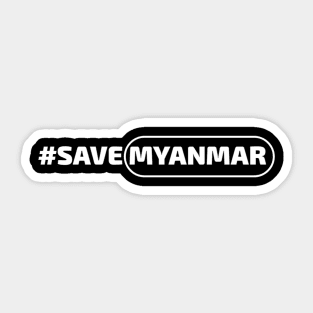 Save Myanmar Sticker